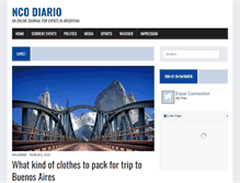 Tablet Screenshot of ncodiario.com